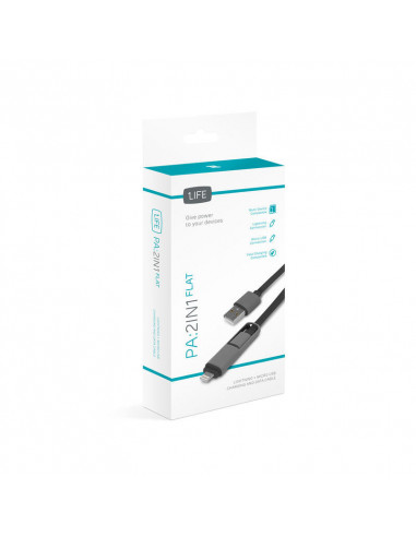 1Life pa: 2in1 flat - Carregador /... 1Life pa: 2in1 flat - Carregador /...