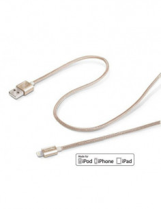 Cable USB-LIGHTNING Textil...