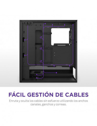 Caixa NZXT H5 Flow (2024) — Preto... Caixa NZXT H5 Flow (2024) — Preto...