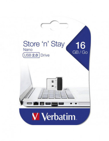Pen Drive Verbatim Nano Store 16GB,...