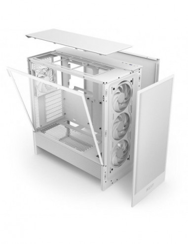 Caixa NZXT H5 Flow (2024) Branca -...