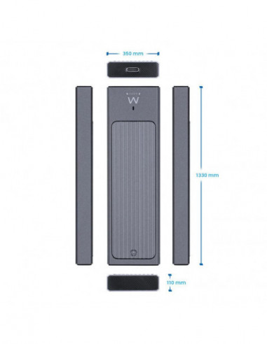 Caixa Ewent para SSD M.2 NVMe PCIe,...