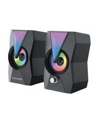 Colunas Gamer Rgb 2.0 Microlab B22,...