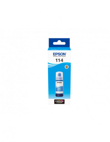 EPSON 1LB 114 EcoTank Cyan ink bottle