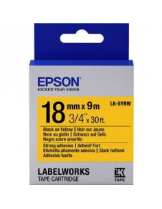 Epson Tape - Lk-5ybw Strng...
