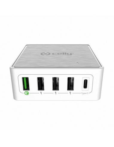Carregador Celly 5 Portas USB -... Carregador Celly 5 Portas USB -...