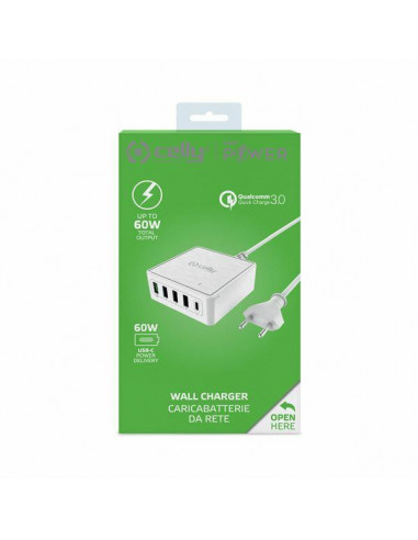 Carregador Celly 5 Portas USB -... Carregador Celly 5 Portas USB -...