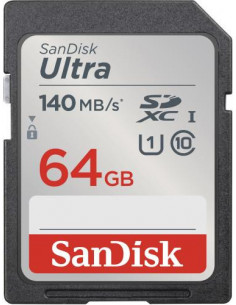 Cartão SanDisk Ultra 64GB...