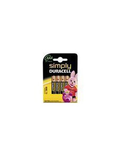 Duracell - Simply AAA 4 Pack