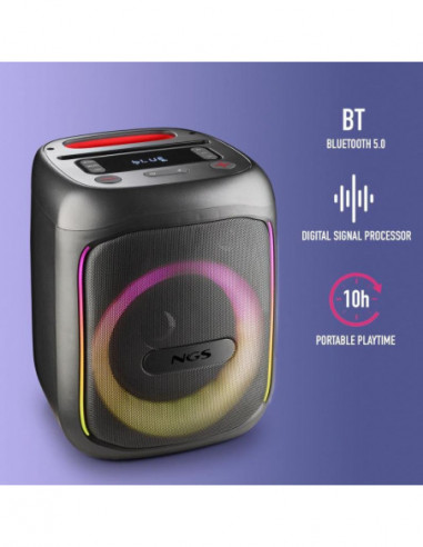 Ngs Altavoz Portatil Bt-Tws-80w... Ngs Altavoz Portatil Bt-Tws-80w...