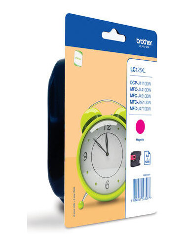 Tinteiro BROTHER LC125XLMBP Magenta...