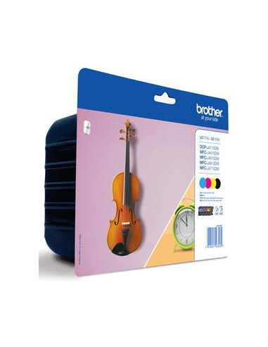 Brother Pack Tinta N/C/M/Y Ac Lc127...