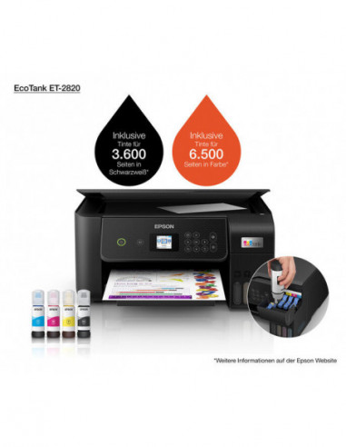 Impressora Epson EcoTank ET-2820 Jato... Impressora Epson EcoTank ET-2820 Jato...