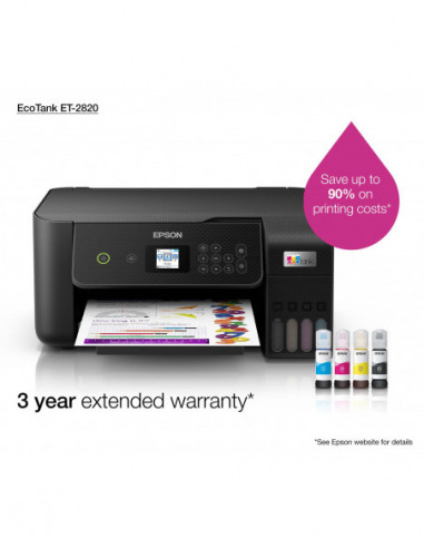 Impressora Epson EcoTank ET-2820 Jato... Impressora Epson EcoTank ET-2820 Jato...