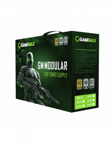 Fonte Gamemax GM-700 700W 80+ Bronze... Fonte Gamemax GM-700 700W 80+ Bronze...