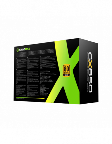 Fonte Gamemax GX-850 Modular 850W 80+... Fonte Gamemax GX-850 Modular 850W 80+...
