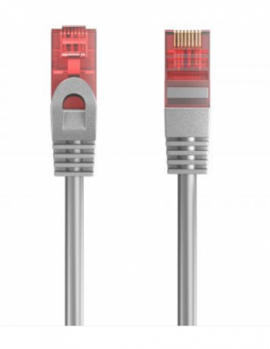 Cabo de Rede Ewent Cat6 1m Cinzento -...