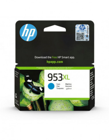 Tinta Original Hp 953 Xl Cian F6u16a