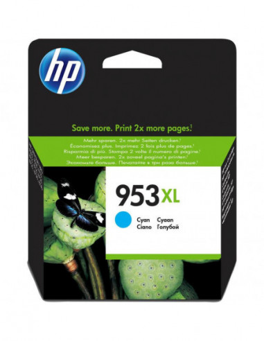 Tinta Original Hp 953 Xl Cian F6u16a