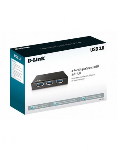 D-Link DUB 1340 - hub - 4 portas -... D-Link DUB 1340 - hub - 4 portas -...