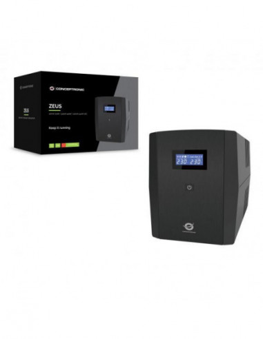 UPS Conceptronic Zeus: 2200VA, 1320W,... UPS Conceptronic Zeus: 2200VA, 1320W,...