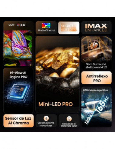 Hisense Mini-Led Tv 85" 4k Hdr10+...
