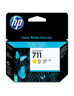 Tinteiro HP 711 Amarelo...