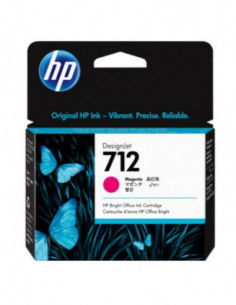 Tinteiro HP 712 Magenta,...