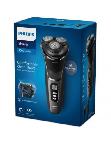 Philips - Máq. Barbear S3000 S3343/13 Philips - Máq. Barbear S3000 S3343/13