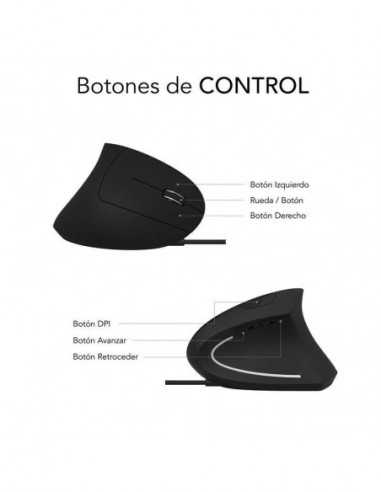 Rato Vertical SUBBLIM Glide, USB,... Rato Vertical SUBBLIM Glide, USB,...