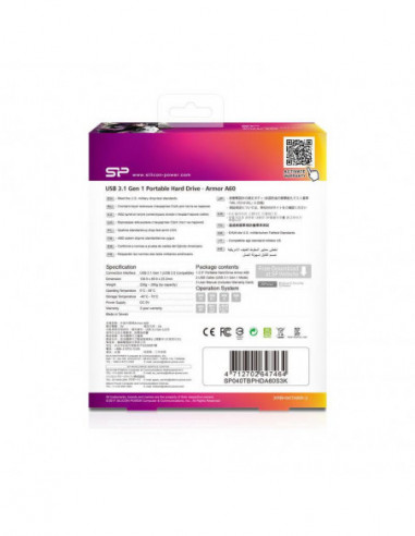 Disco Externo Silicon Power Armor A60... Disco Externo Silicon Power Armor A60...