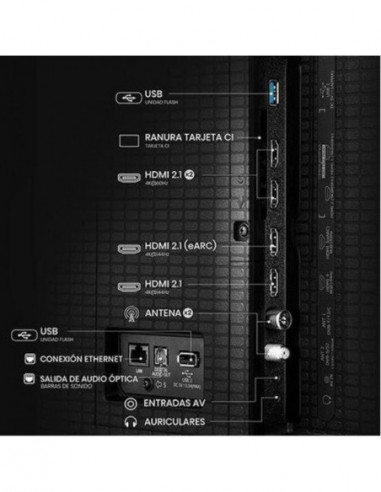 Televisor Hisense 50U7Q: Mini-LED,... Televisor Hisense 50U7Q: Mini-LED,...