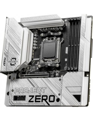 Placa-mãe MSI B650M Project Zero AMD AM5 Placa-mãe MSI B650M Project Zero AMD AM5