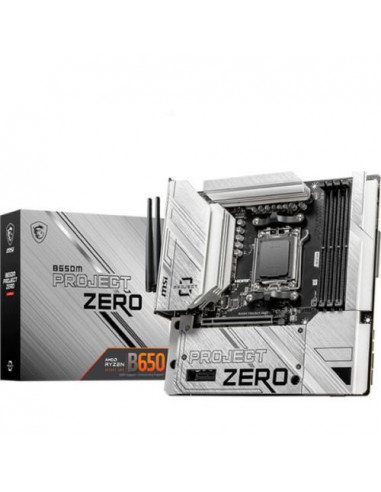 Placa-mãe MSI B650M Project Zero AMD AM5 Placa-mãe MSI B650M Project Zero AMD AM5