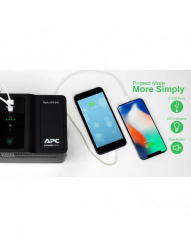 Apc Back-Ups 850va 230v Usb Accs Km0