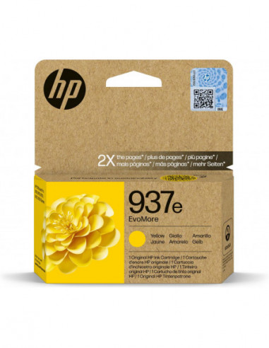 HP 937e EvoMore Yellow Original Ink...