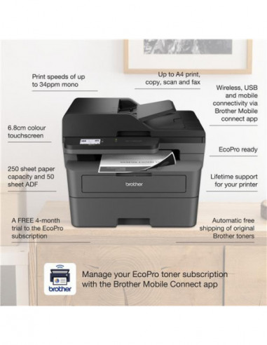 Impressora Multifunções Brother...