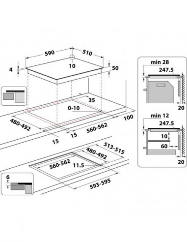 Indesit - Placa de Indução Is 83q60 Ne Indesit - Placa de Indução Is 83q60 Ne