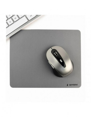 Tapete de Mouse Gembird MP-S-G - Cinza Tapete de Mouse Gembird MP-S-G - Cinza