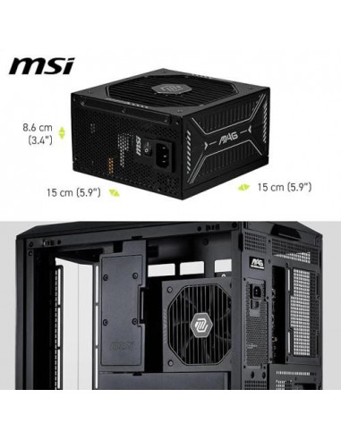 Fonte de Alimentação MSI MAG A1000GLS... Fonte de Alimentação MSI MAG A1000GLS...