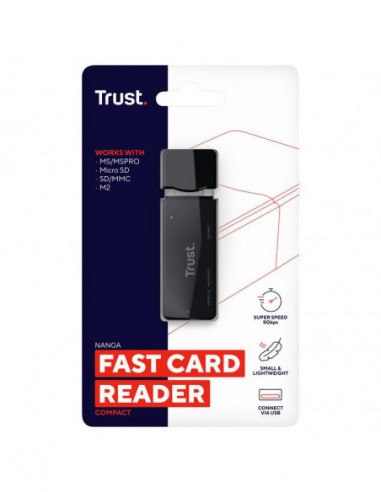 Leitor de Cartões Externo TRUST Nanga... Leitor de Cartões Externo TRUST Nanga...