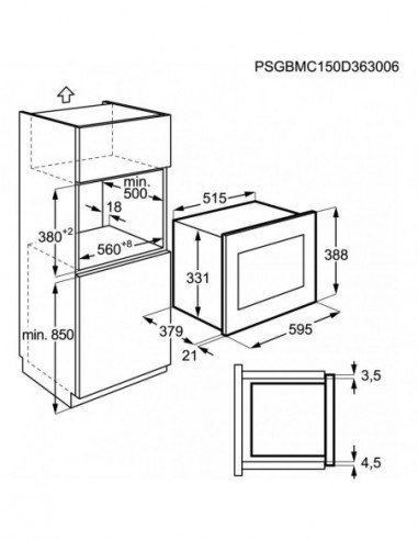Aeg - Microondas Msb2547d-M Aeg - Microondas Msb2547d-M