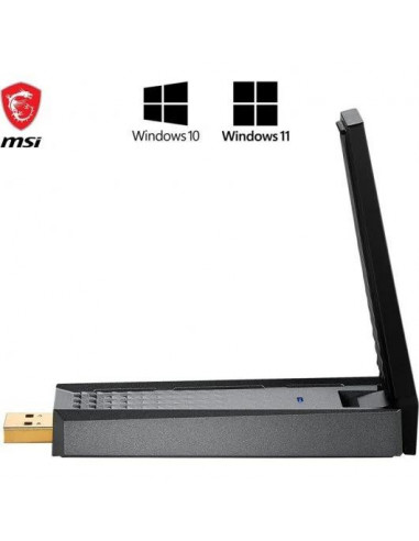 Adaptador MSI AX1800 Wi-Fi USB