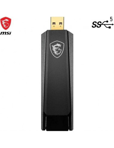 Adaptador MSI AX1800 Wi-Fi USB