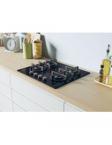 CANDY - Placa a Gás em Vidro CVG 6 B