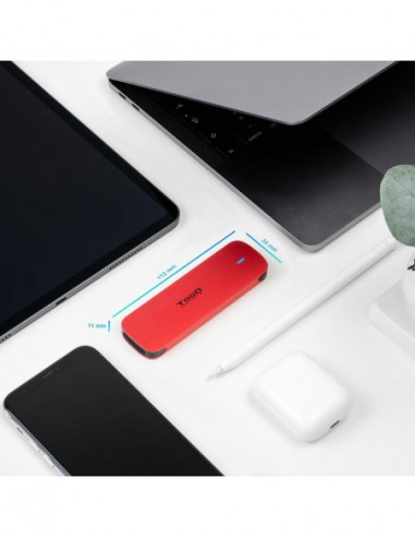 Caixa Externa Tooq M.2 NVMe USB 3.1... Caixa Externa Tooq M.2 NVMe USB 3.1...