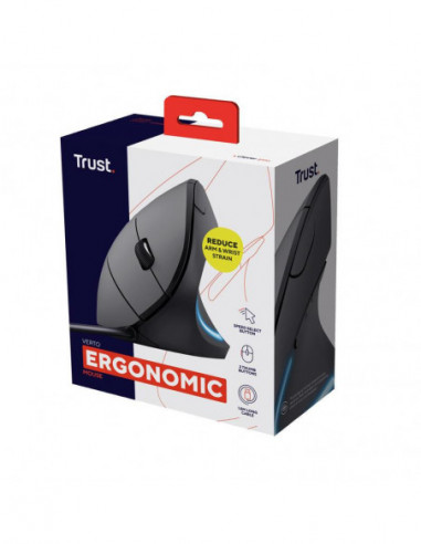 Rato TRUST Verto, Óptico, Ergonómico,... Rato TRUST Verto, Óptico, Ergonómico,...