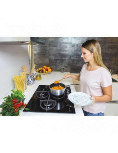 Candy - Placa a Gás Em Vidro Cvg 6 Dpb Candy - Placa a Gás Em Vidro Cvg 6 Dpb