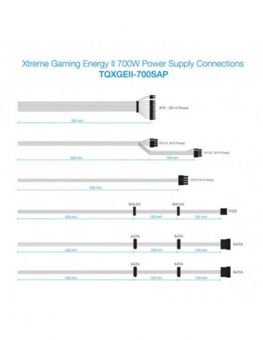 Fonte de Alimentação Tooq - XGE II...