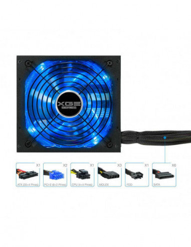 Fonte de Alimentação Tooq XGE II 800W... Fonte de Alimentação Tooq XGE II 800W...